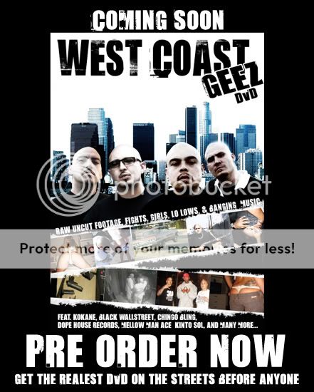 West Coast Geez Soundtrack And DVD