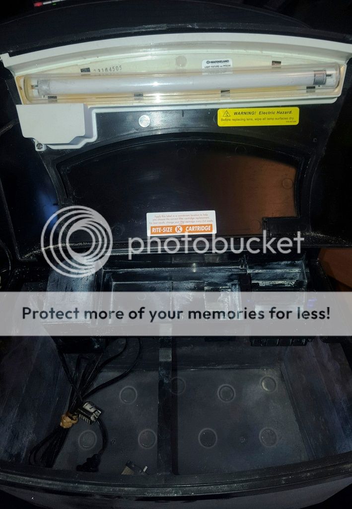 20160123 143954 resized - Free to good home:  Marineland Eclipse tank, hood, light