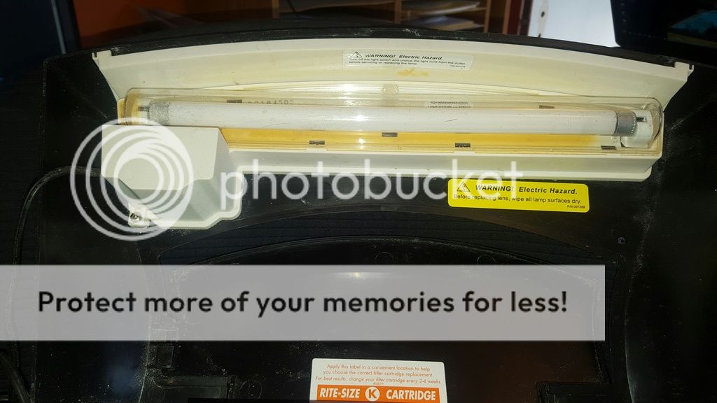 20160123 144007 resized - Free to good home:  Marineland Eclipse tank, hood, light